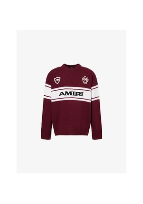 Mens Amiri Sport Brand-Embroidery Wool Jumper