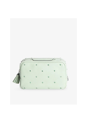 Womens Anya Hindmarch Important Embellished Leather Pouch