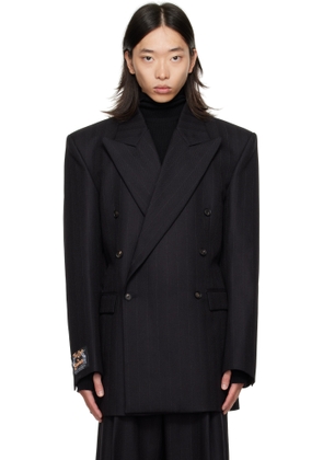 EGONlab Black Oversized Blazer