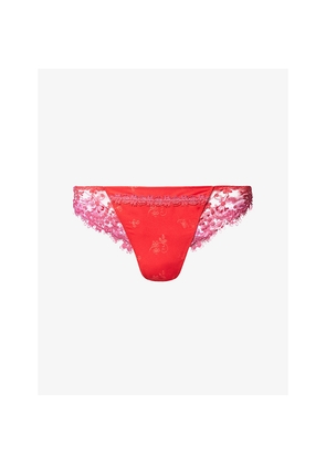 Womens Simone Perele Wish Tanga Lace Briefs