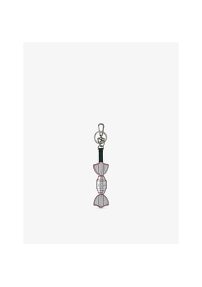 Mulberry Sweet Metallic-Leather Keyring