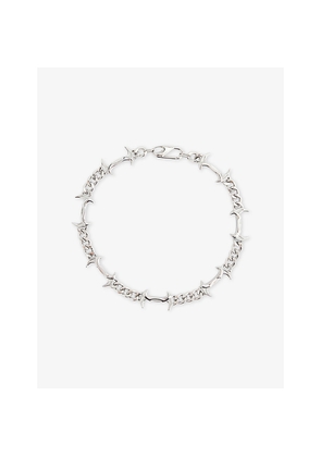 Mens Vitaly Lethal Sterling-Silver Chain Necklace