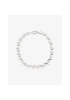 Mens Vitaly Shard Sterling-Silver Chain Necklace