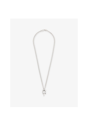 Mens Vitaly Synthesizer Sterling-Silver Necklace