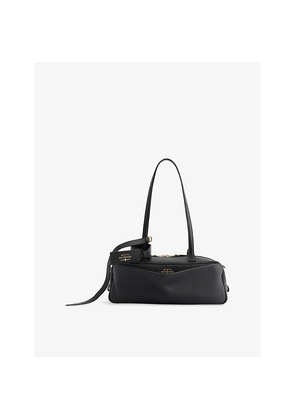 Womens Balenciaga Carrie Leather Top Handle Bag