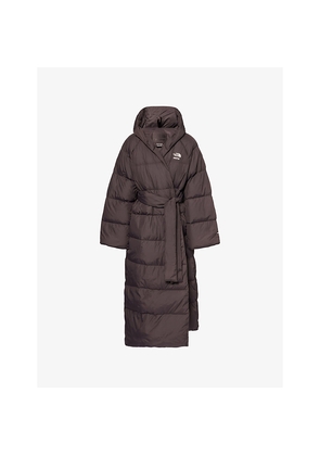 Womens The North Face Nuptse Belted Shell-Down Parka