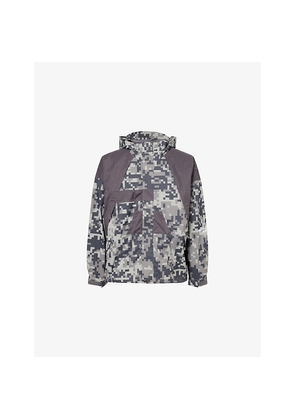 Mens A Bathing Ape Bape x Kazuki Snow Hooded Shell Jacket