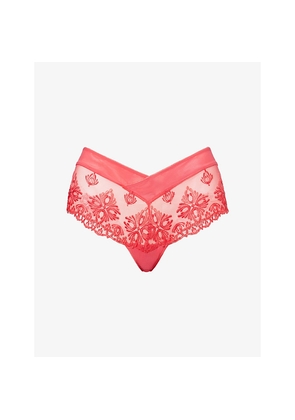 Womens Chantelle Champs Elysees Shorty Lace Briefs