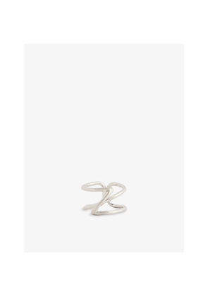 Mens Tateossian x Zaha Hadid Design Apex Sterling-Silver Ring