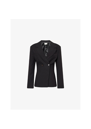 Womens Dissh Suri Cinched Stretch-Woven Blazer