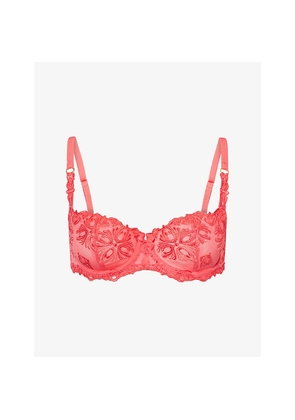 Womens Chantelle Champs Elysees Balconette Mesh Bra