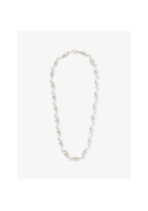 Mens Emanuele Bicocchi Multi Rose Sterling Silver Necklace