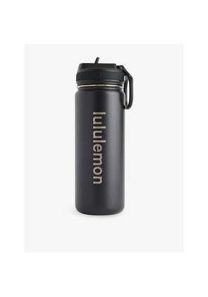 Mens Lululemon Back To Life Straw-Lid Stainless-Steel Bottle 530ml