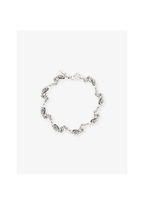 Mens Emanuele Bicocchi Multi Rose Sterling Silver Bracelet