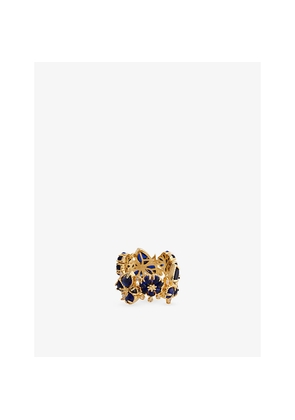 Womens Zimmermann Bloom Band 12ct Gold-Plated Brass Ring