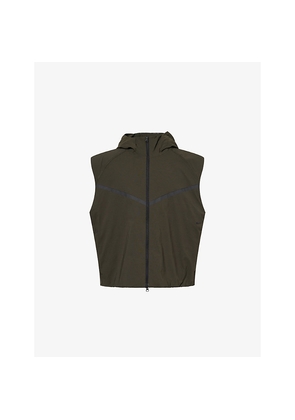 Mens Nike Ergonomic Hooded Stretch-Woven Vest
