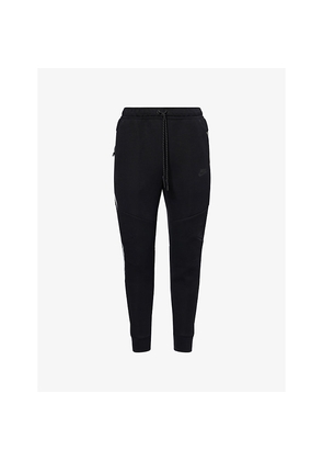 Mens Nike Slim-Fit Tapered-Leg Cotton-Blend Jogging Bottoms