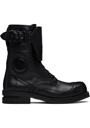 Kiko Kostadinov Black Fitz Military Boots