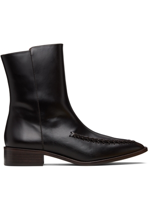 HEREU Brown Metla Polished Boots