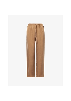 Womens Dissh Percy Wide-Leg Silk Trousers