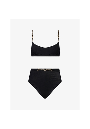 Womens Zimmermann Daylight Chain Scoop Bikini Set