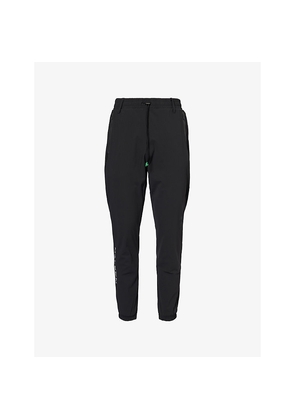 Mens Malbon Tech Tapered-Leg Stretch-Woven Trousers