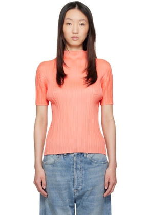 PLEATS PLEASE ISSEY MIYAKE Orange Monthly Colors May Top