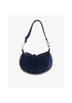 Womens Isabel Marant Oksan Moon Suede Shoulder Bag