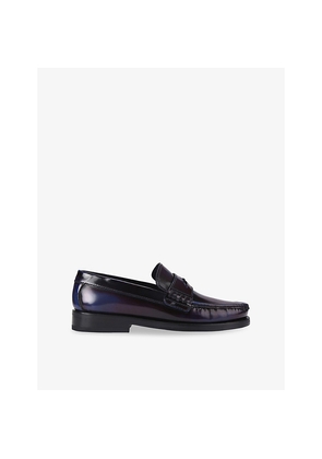 Mens Kurt Geiger London Lombard Patent-Leather Loafers