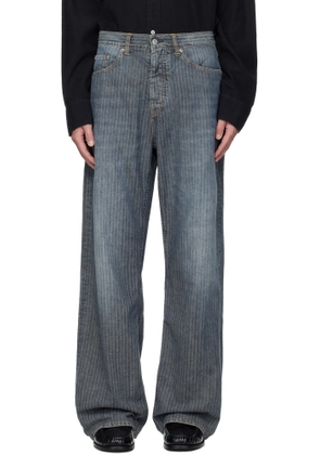 HOPE Blue Loose-Fit Criss Jeans