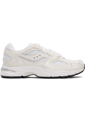 Saucony White & Off-White Grid Jazz 9 Suede Sneakers