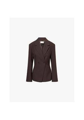 Womens Dissh Suri Cinched Woven Blazer