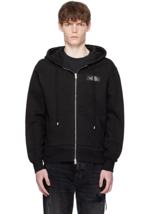 AMIRI Black 'Amiri Spirit' Zip Hoodie