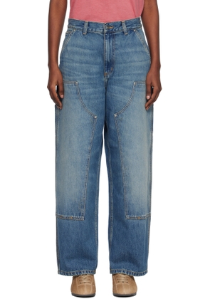 Carhartt Work In Progress Blue Brandon Double Knee Jeans