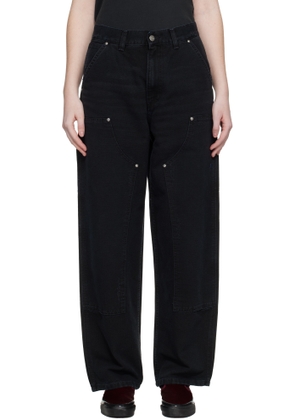 Carhartt Work In Progress Black Brandon Double Knee Trousers