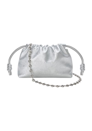 Mini Flamenco Purse in moiré print calfskin