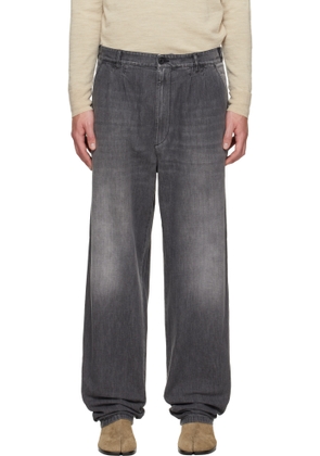 Maison Margiela Gray Straight-Leg Jeans
