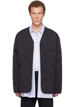 MM6 Maison Margiela Black 'Sportsjacket' Reversible Jacket