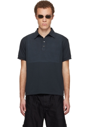 Maison Margiela Black Faded Polo