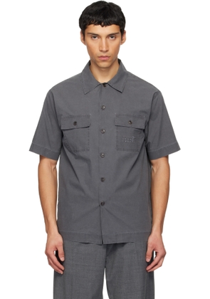 MM6 Maison Margiela Gray Cotton Shirt
