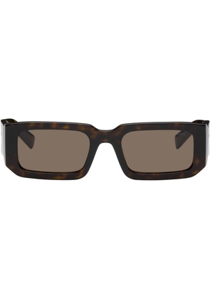 Prada Eyewear Brown Symbole Sunglasses