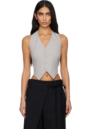 MM6 Maison Margiela Gray Light Wool Blend Vest