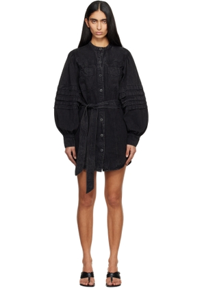 Isabel Marant Etoile Black Moe Minidress