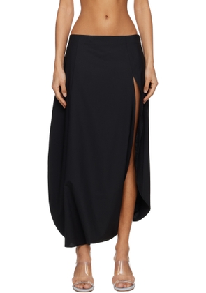 Paloma Wool Black Mileto Midi Skirt