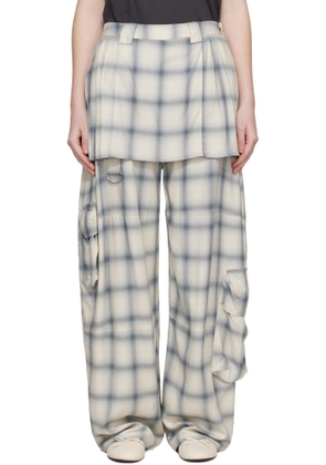 Collina Strada Off White Lawn Skirt Cargo Pants