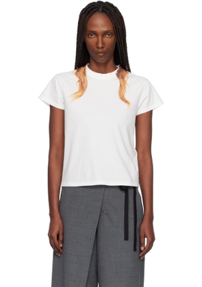 MM6 Maison Margiela Off-White Cotton Jersey T-shirt
