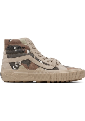 WTAPS Beige Vans & OAMC Edition Sk8-Hi GL Lug Sneakers
