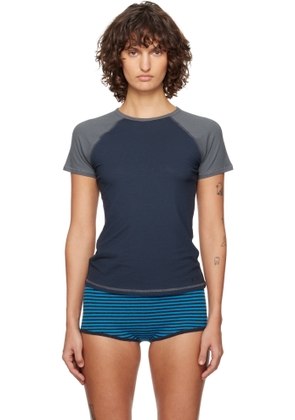 Paloma Wool Navy & Gray Cruiff T-shirt