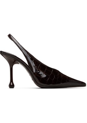 Jimmy Choo Burgundy Isa 95 Heels