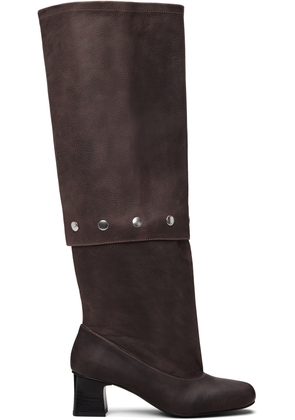 Paloma Wool Brown Jolie Snaps Boots